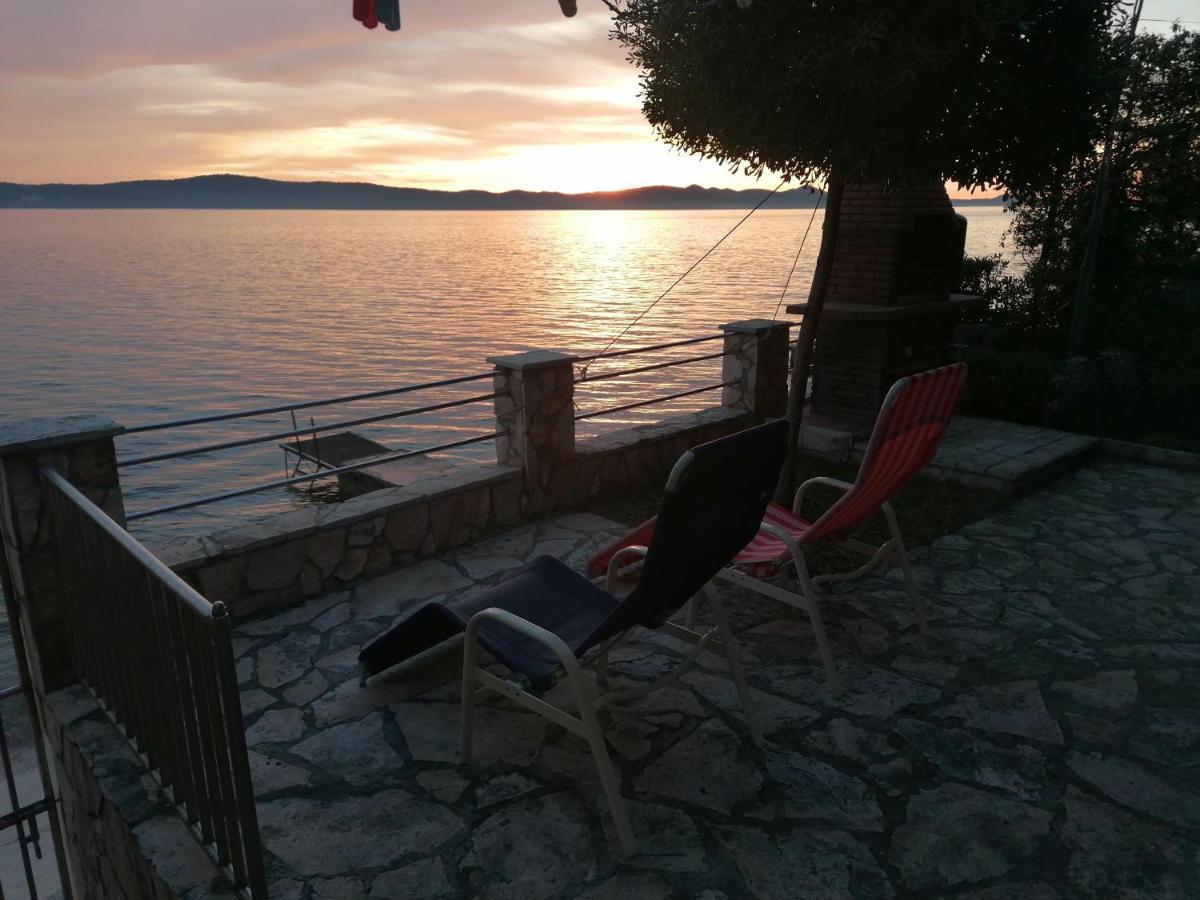 House First Row By The Sea Bibinje Exterior photo